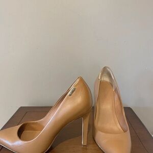 Calvin Klein Tan Heels